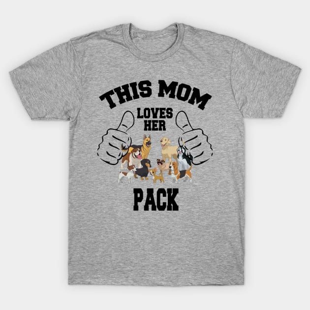 This Mom Loves Her Pack T-Shirt by jerranne